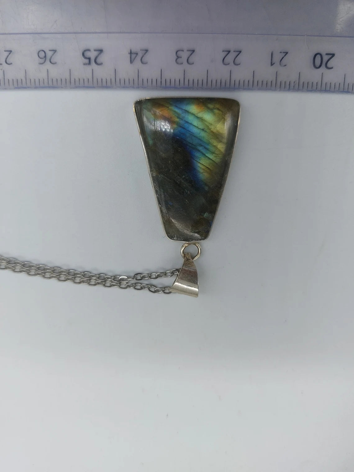 Labradorite Silver Plated Necklace