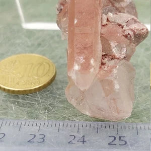 RARE Red Quartz with Hematite Oxidation EST.1968 - FROM Reunion Orange River Namimbia