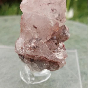 RARE Red Quartz with Hematite Oxidation EST.1968 - FROM Reunion Orange River Namimbia