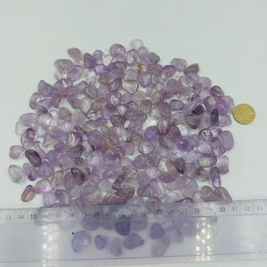 Amethyst Tumbled Crystals, Polished Minerals Lot, Bulk Gemstones