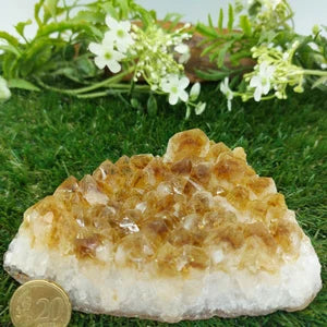 Citrine Rough Crystal, Citrine Cluster, Rough Citrine Crystal, Geode Home Decor, Happiness Prosperity