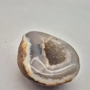 Natural Agate with Quartz Geode – Crystal Mineral Specimen