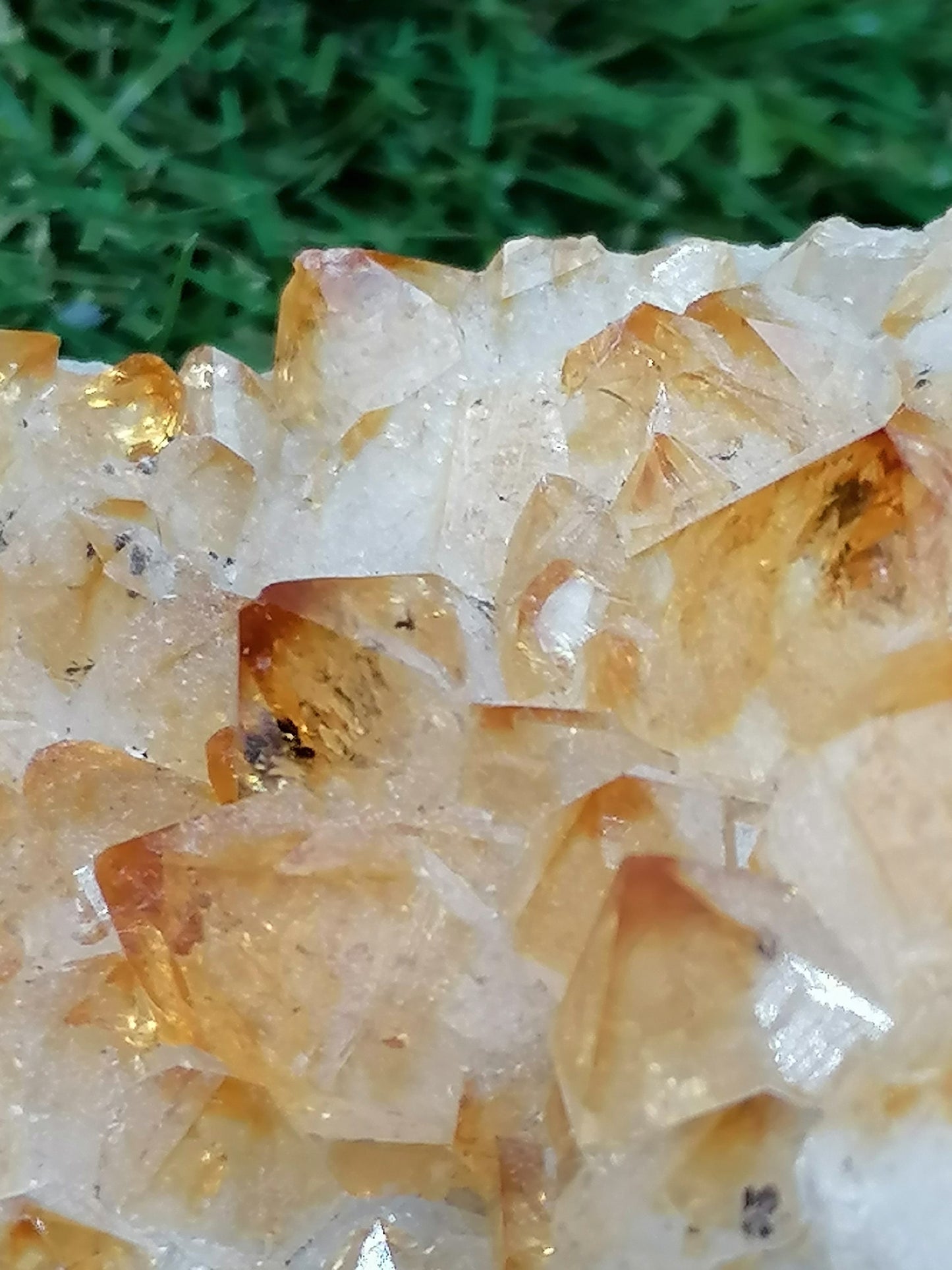 Citrine Yellow Crystal/Quartz (2) // Διακόσμηση σπιτιού και θεραπεία