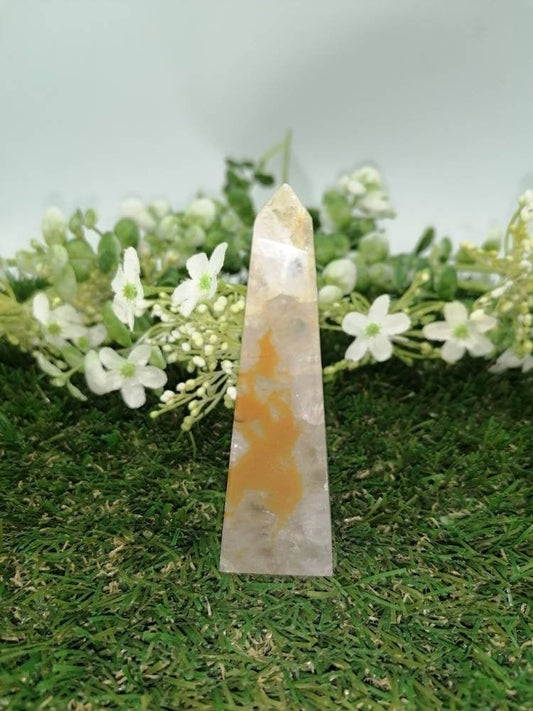 Achat – Achatspitze – Achatturm – Beruhigender Kristall – Kristallheilung – Chakra
