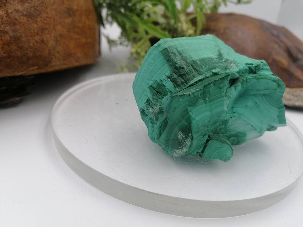 Malachit Kongo Sammlung Stück Schutz Mineralstein Geschenkidee Geburtsstein