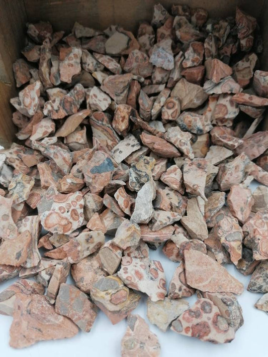 Jasper Crystal Chips, Tumbled Healing Gemstone, New Age Rough Semi-Pricious Rocks