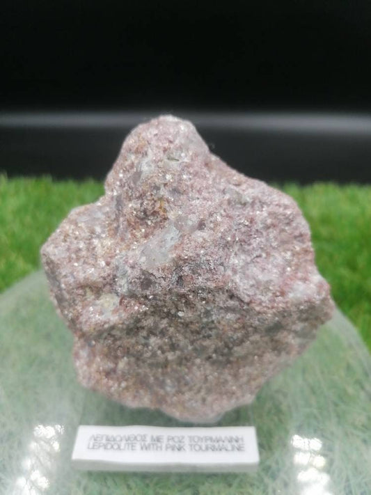 Natürlicher Kristall Lepidolith Rosa Turmalin Sammlung Exemplar Heilstein Birtsthone Kristall Schutz Dekoration Mineral