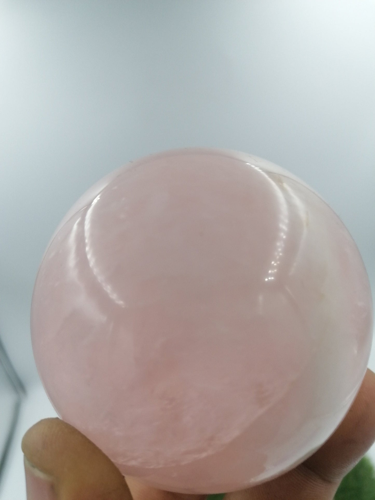 Rose Quartz Crystal Sphere ~ τέλειο για Crystal Healing, Crystal Grid, Crystal Ball ~ Metaphysical Healing, Διαλογισμός