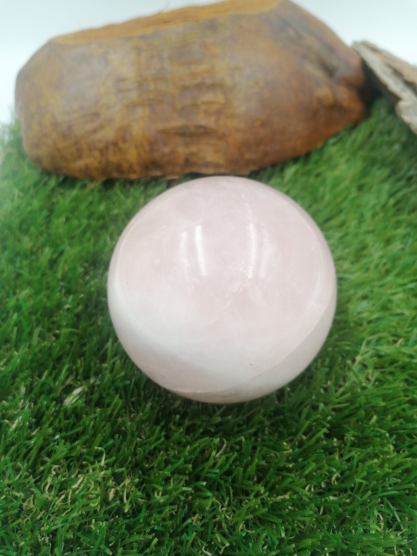 Rose Quartz Crystal Sphere ~ τέλειο για Crystal Healing, Crystal Grid, Crystal Ball ~ Metaphysical Healing, Διαλογισμός