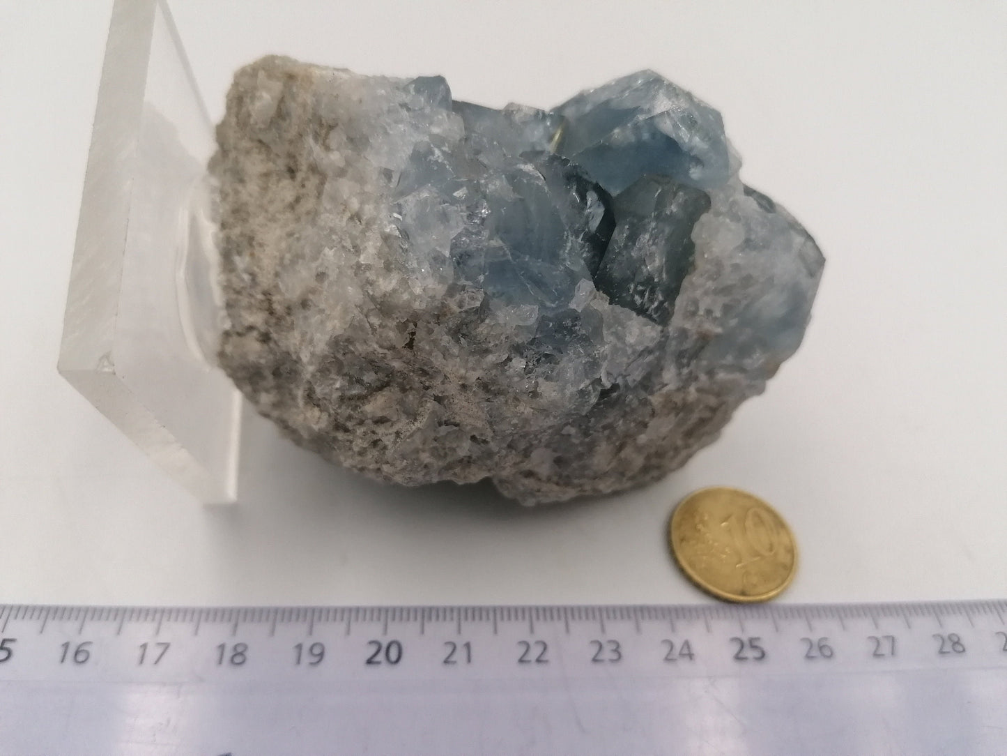 Celestite Crystal Cubes Blue Crystal stone Crystal healing Πνευματικό κομμάτι συλλογής λίθων