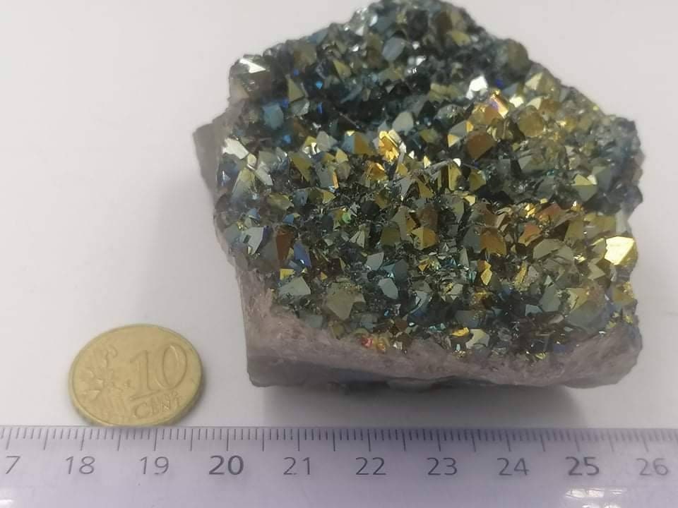 Natürlicher Amethyst und Titanoxidation - Erstaunliches Sammlerstück von besonderer Qualität