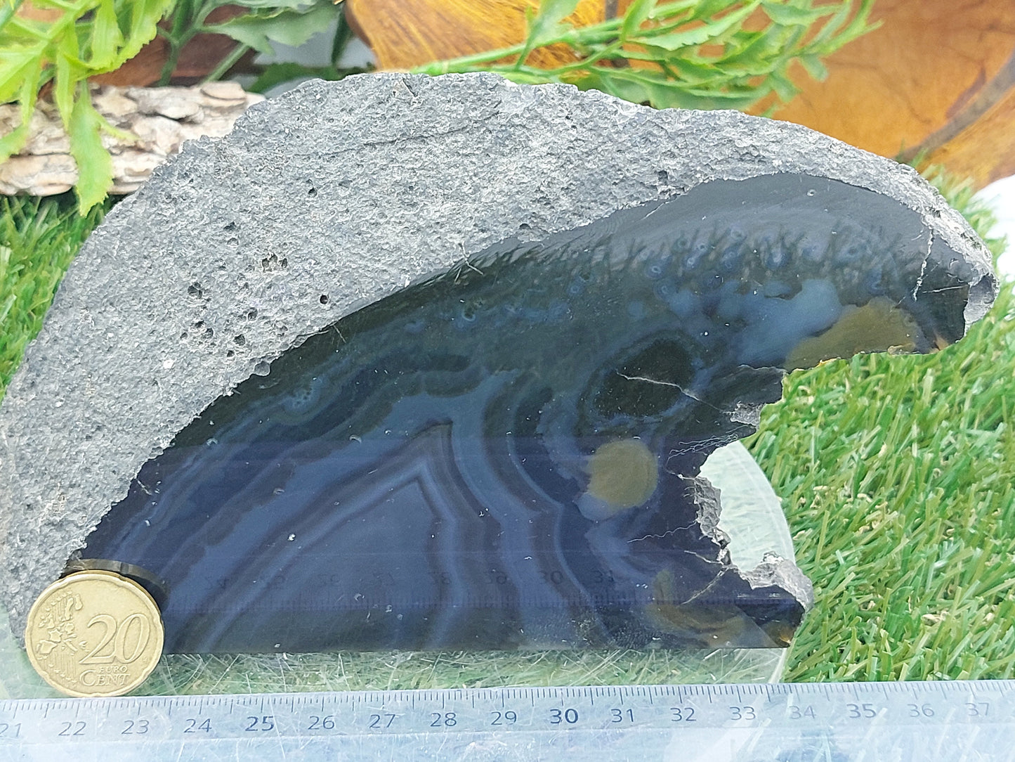 Geody Blue Achat Wave - Wohndekor - Schutz