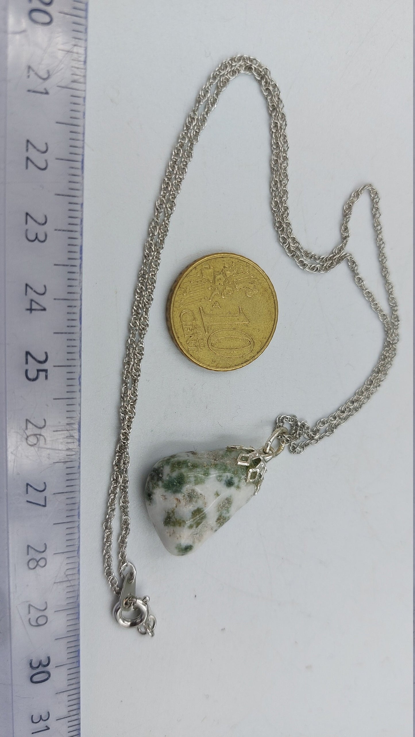 Χειροποίητο κολιέ Tree Agate