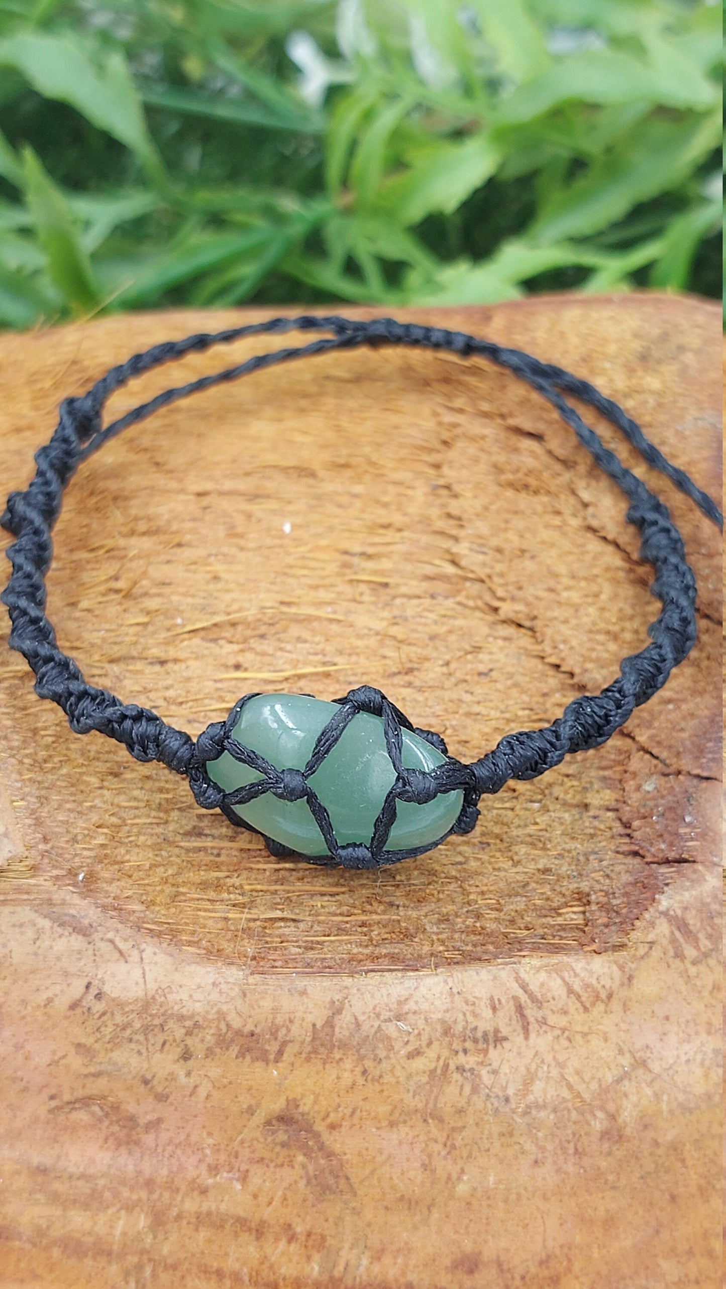 Natürlicher Aventurin, handgefertigt, Makramee-Armband, Heilkristall, Zubehör, Sternzeichen, Mineralstein