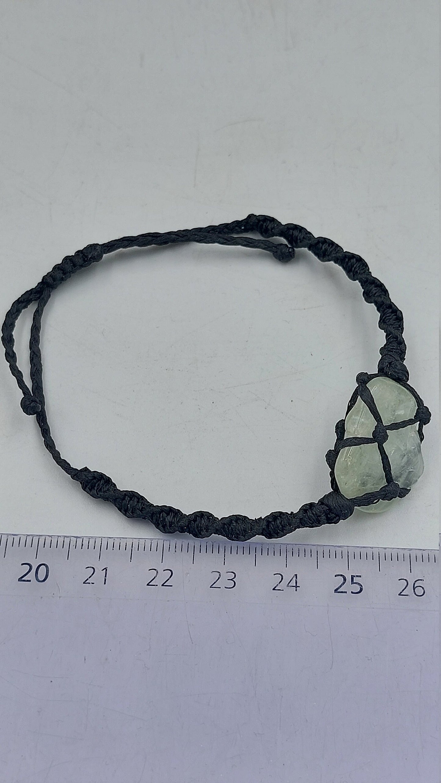 Natürliches Aquamarin-Handgemachtes Wickelarmband aus Makramee, Heilkristall, Zubehör, Sternzeichen, Mineralstein