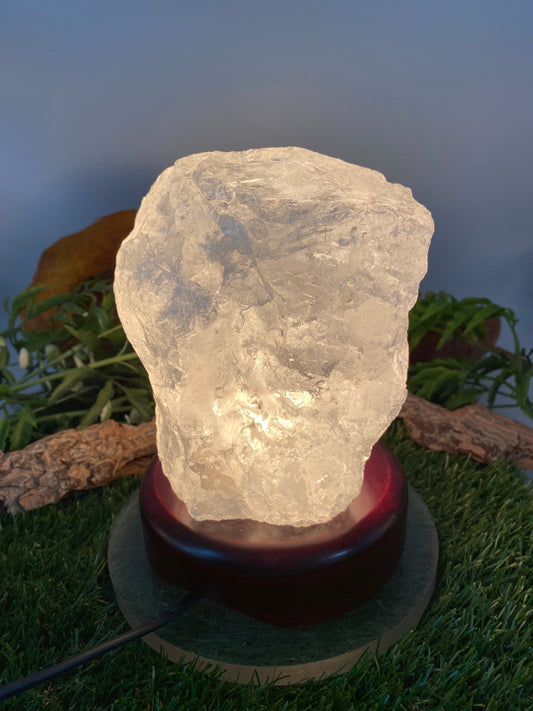 Transparentes Quarzlicht Dekor,Natürliches Kristalllampen Dekor,Hochzeitsdekor,Wohnbeleuchtung Dekor,Heilkristall Chakra Licht,Geburtstagsgeschenke