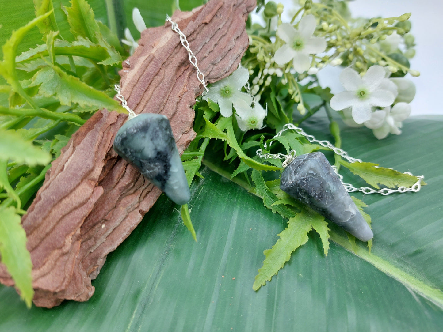 Emerald Pendulum Healing Crystal Αξεσουάρ Zodiac Mineral Stone