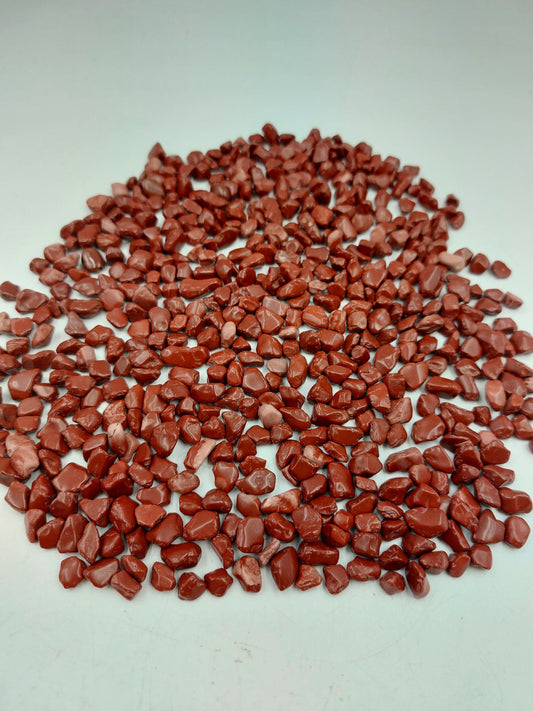Jasper Polished Crystal Chips, Tumbled Healing Gemstone, New Age Polished Semi-Pricious Rocks