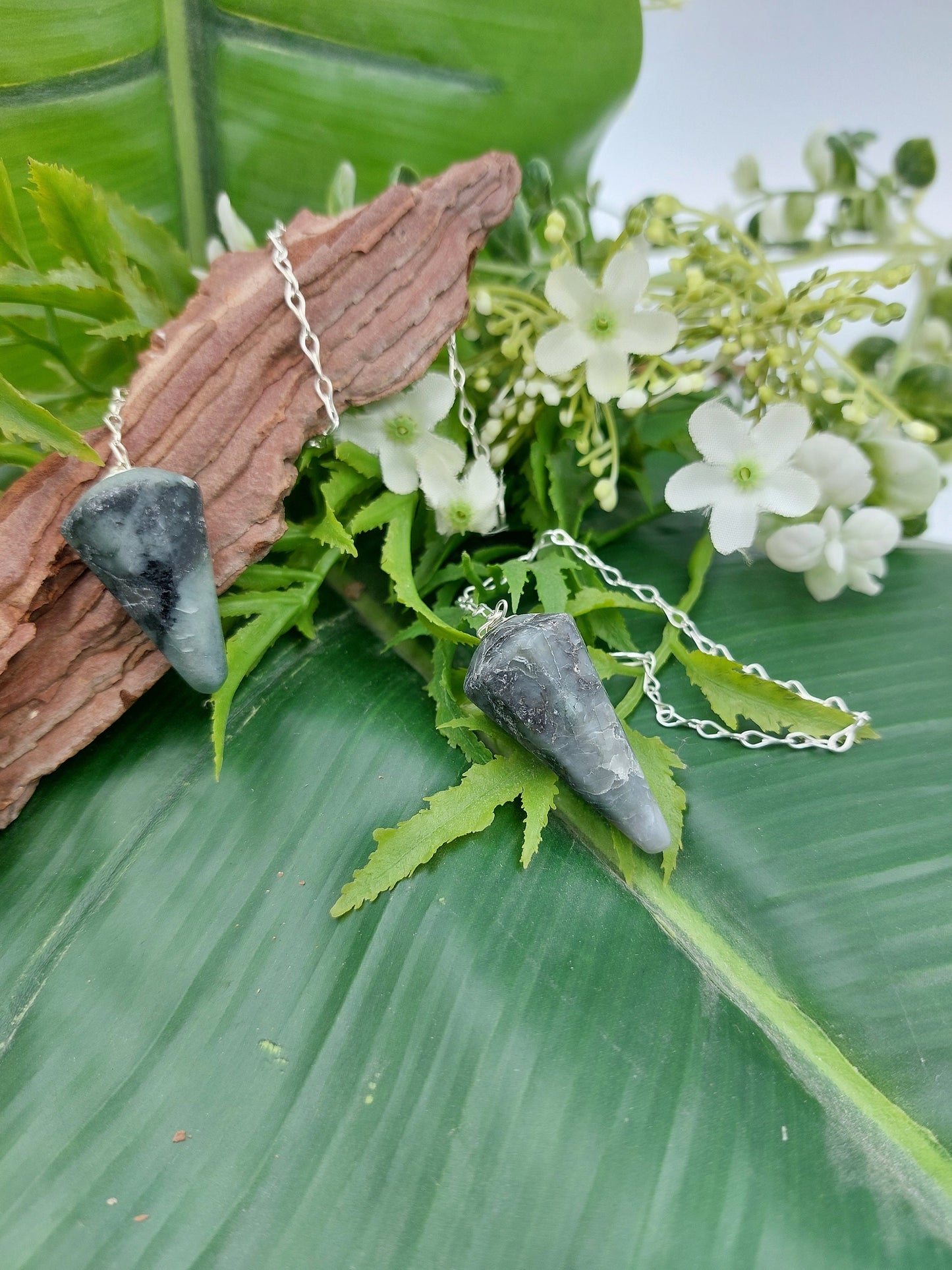 Emerald Pendulum Healing Crystal Αξεσουάρ Zodiac Mineral Stone