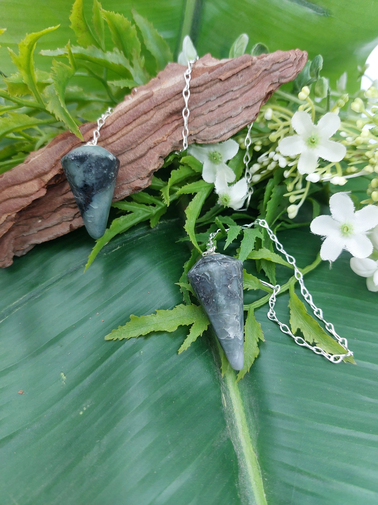 Emerald Pendulum Healing Crystal Αξεσουάρ Zodiac Mineral Stone