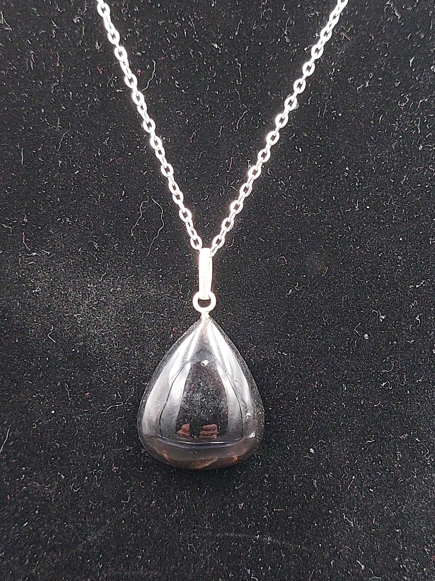 Κολιέ Smoky Quartz Crystal Επιχρυσωμένο