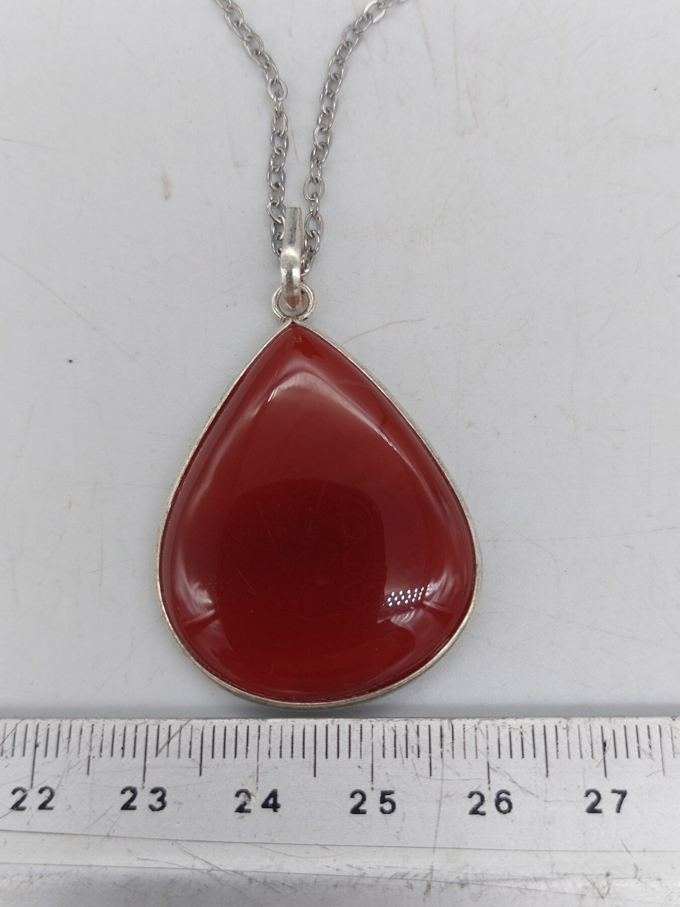 Κρεμαστό ασήμι 925 Carnelian Cut Healing Crystal
