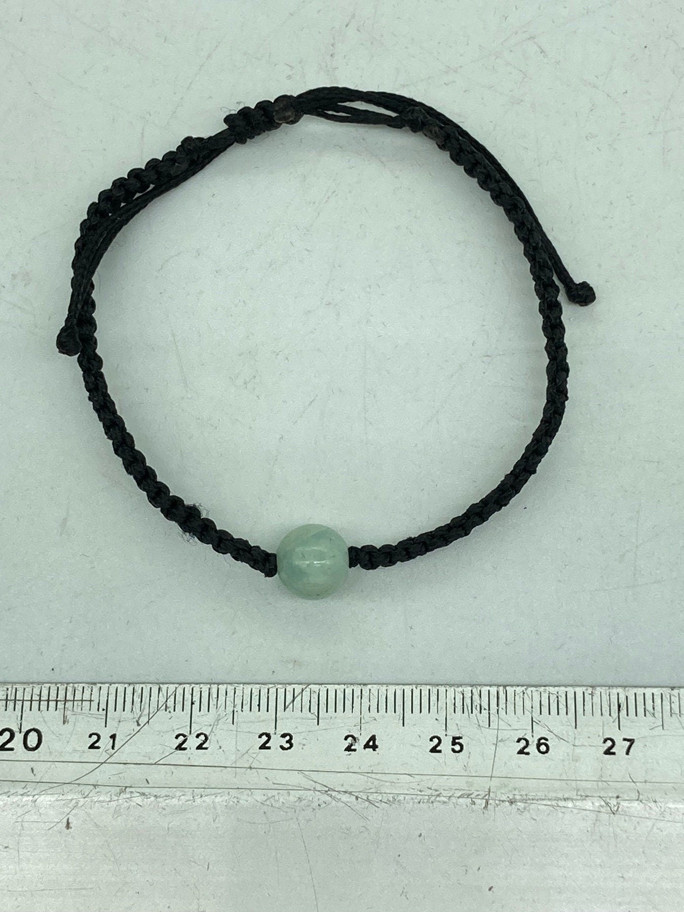 Amazonit Kristall Perlen Armband Handarbeit