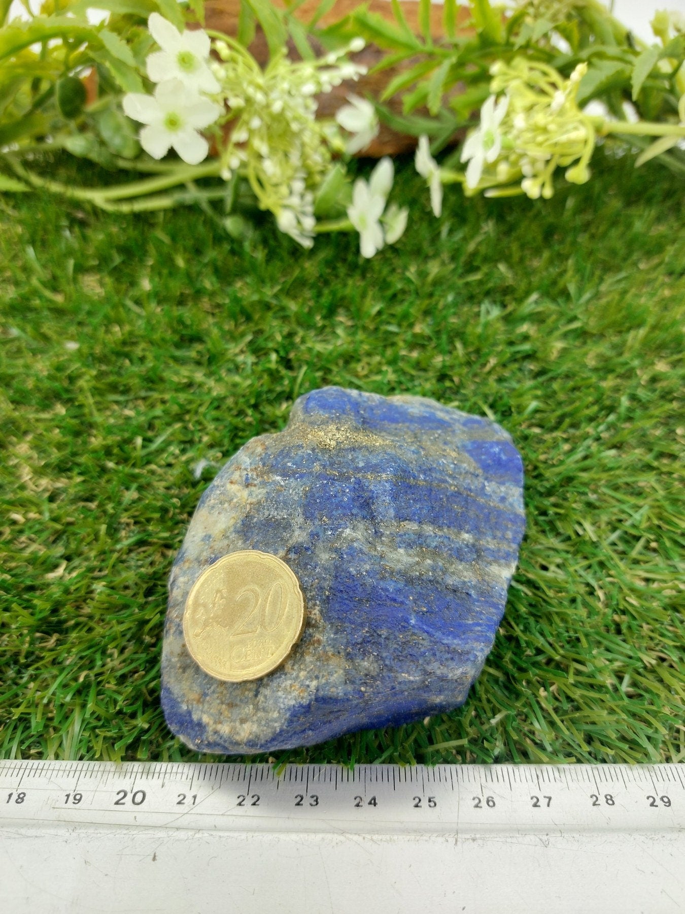 Lapislazuli mit Pyrit Sammlerstück Rohkristall