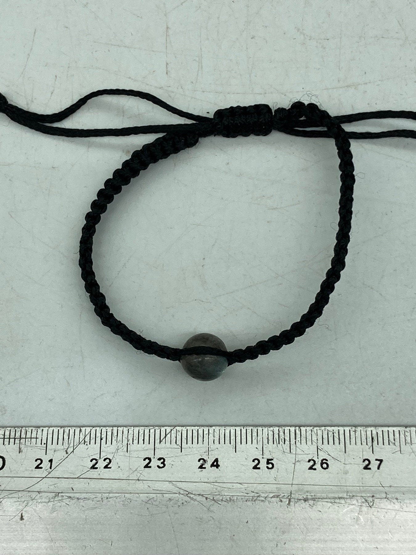 Labradorit-Kristallperlenarmband