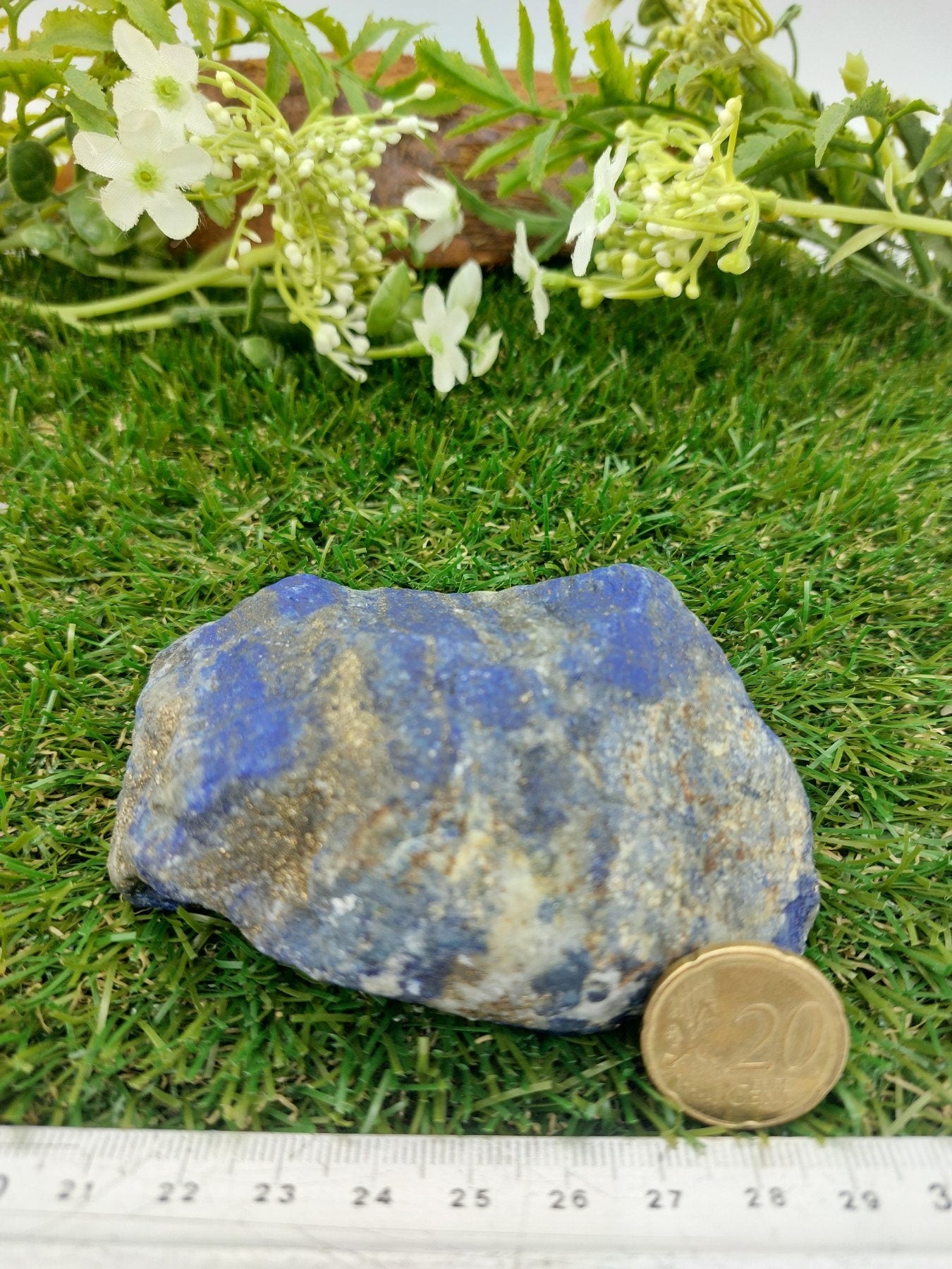 Lapislazuli mit Pyrit Sammlerstück Rohkristall