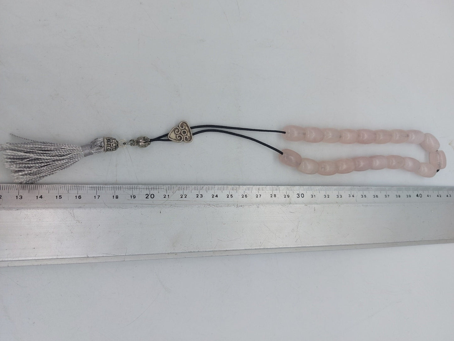 Κρύσταλλο Rose Quartz -Χειροποίητες-Χάντρες Worry-Μίαανδρος-Ελληνικό κομπολόι-Ελληνική κουλτούρα-Ιδέα δώρου-Ανδρικά αξεσουάρ