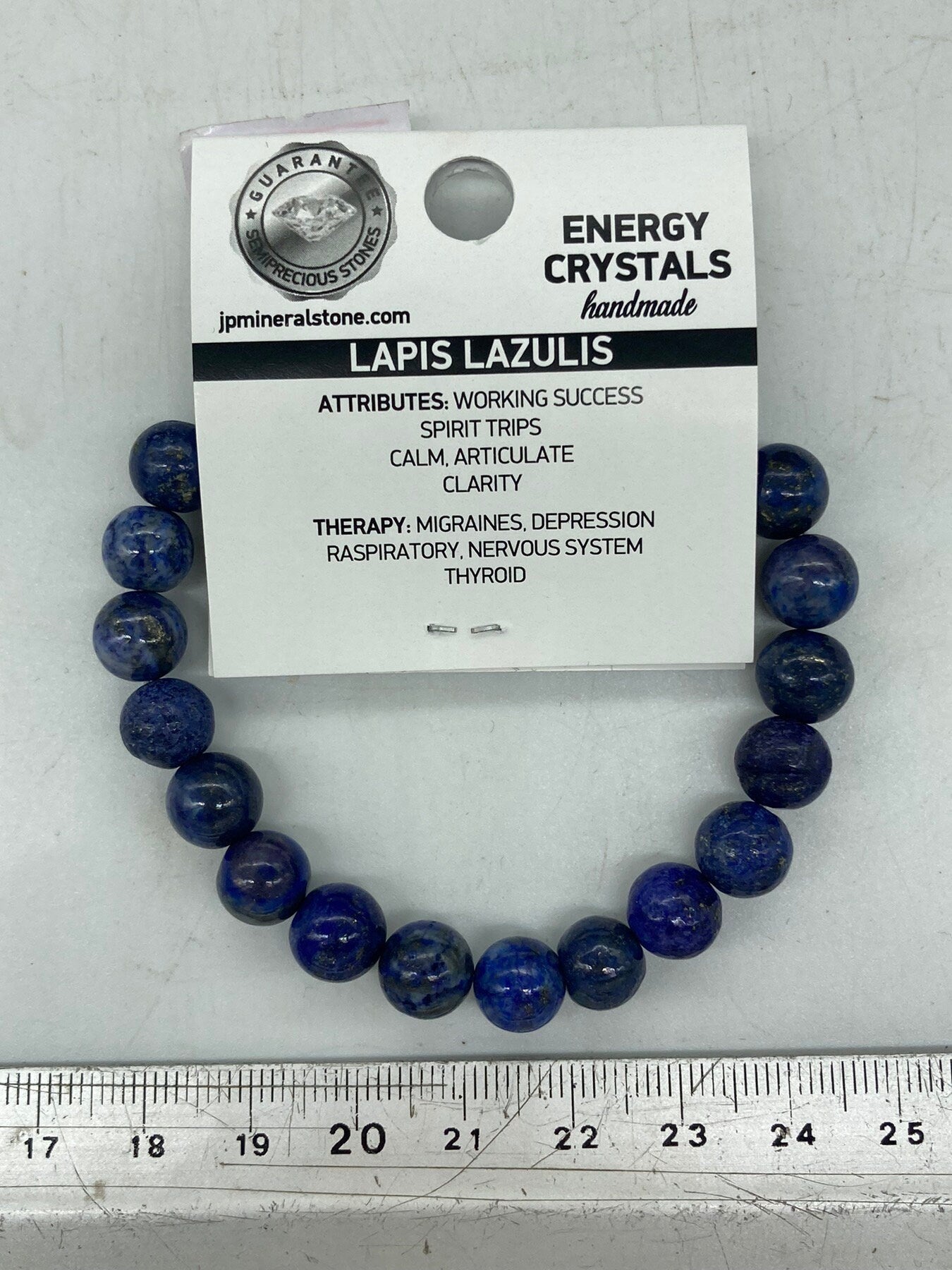 Lapislazuli Naturkristall 8MM Perlen Armbänder, Handgelenk Armband, Stretch Armband, Perlenarmband, handgemachtes Geschenk, Kristallarmband
