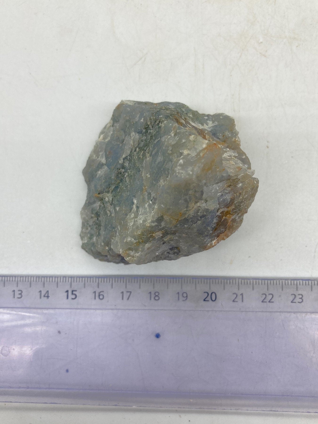 Natürliches Kristall-Himmelblau-Quarz-Sammlungsexemplar