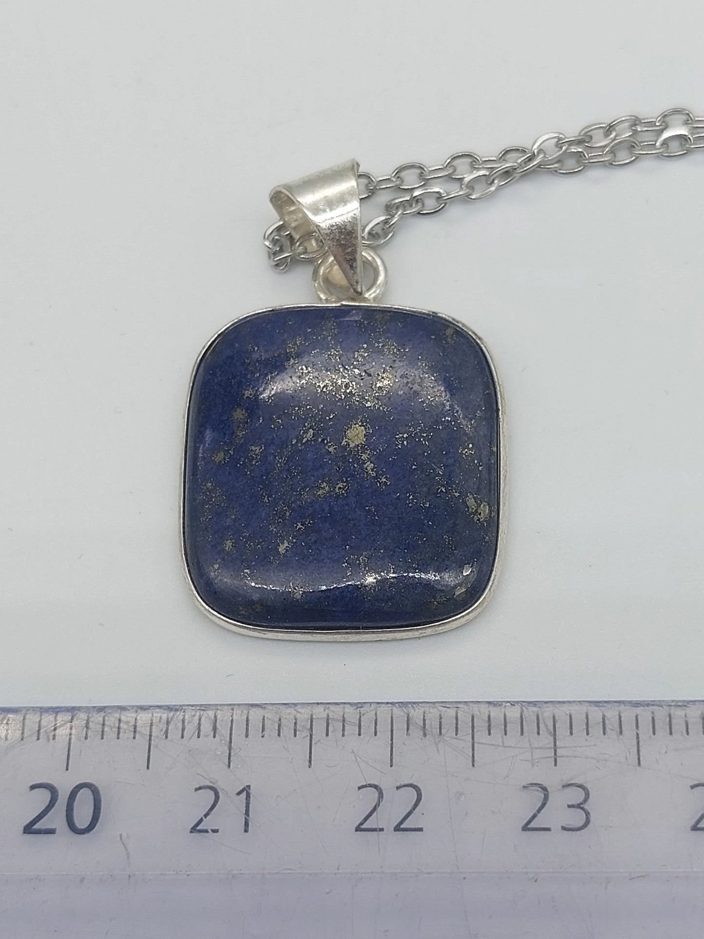 Lapis Lazouli Silver Plated Necklace
