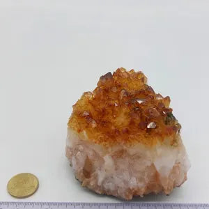 Citrine Rough Crystal - Geode Home Decor - Happiness Prosperity
