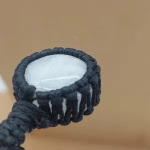 Moonstone Handmade Wrapped Macrame Necklace - Healing Stone - Gift Idea - Protection