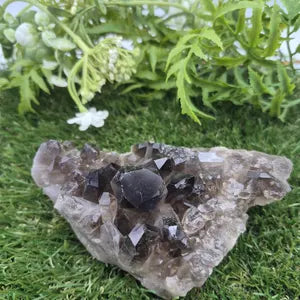 Raw Smoked Quartz Cluster | Natural Healing Crystal | Unique Mineral Gift