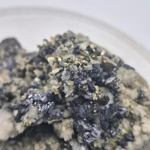 Galena Pyrite Calcite Cluster | Bulgarian Mineral Specimen