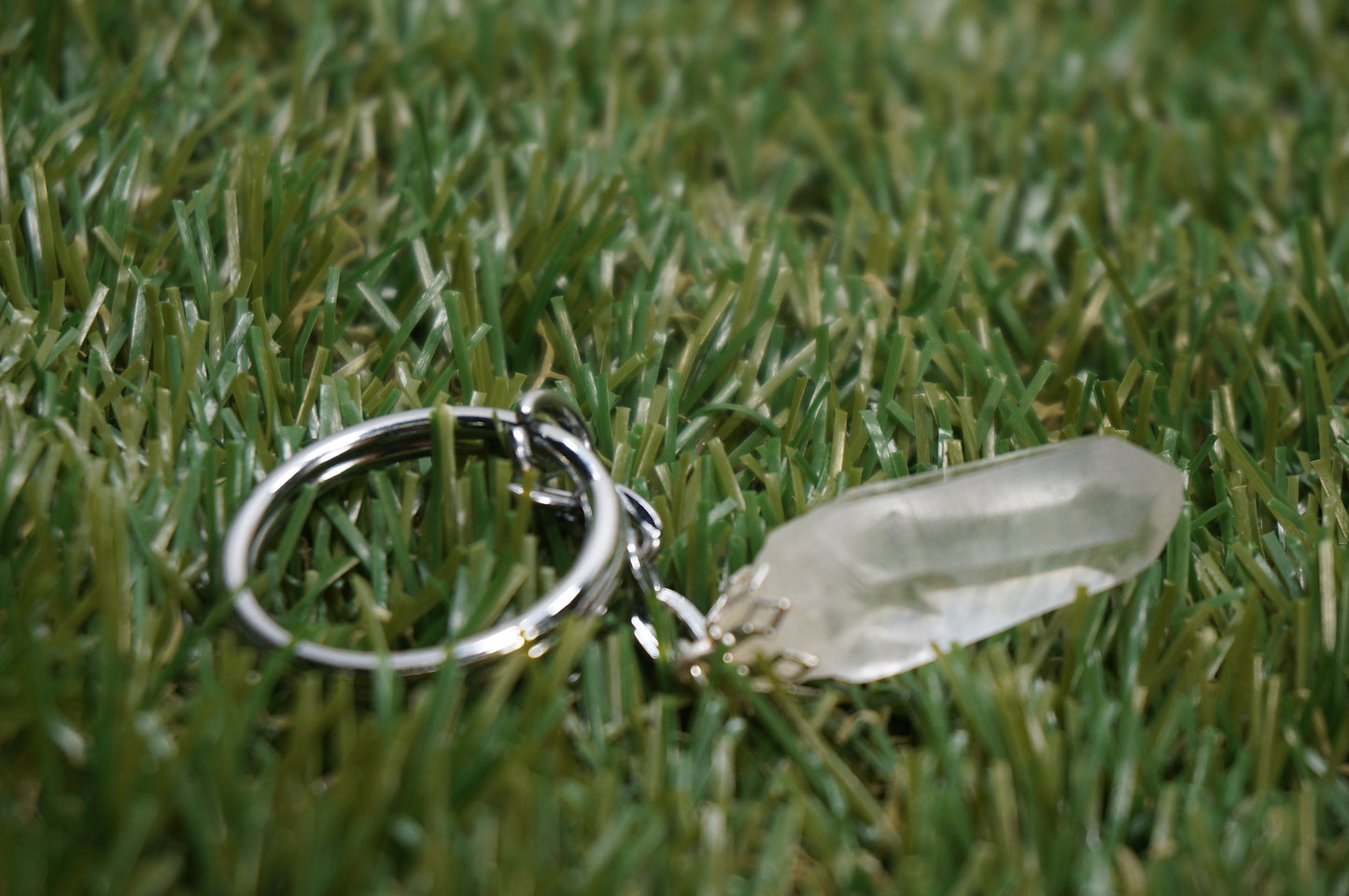 Μπρελόκ Natural Clear Quartz Crystal Point