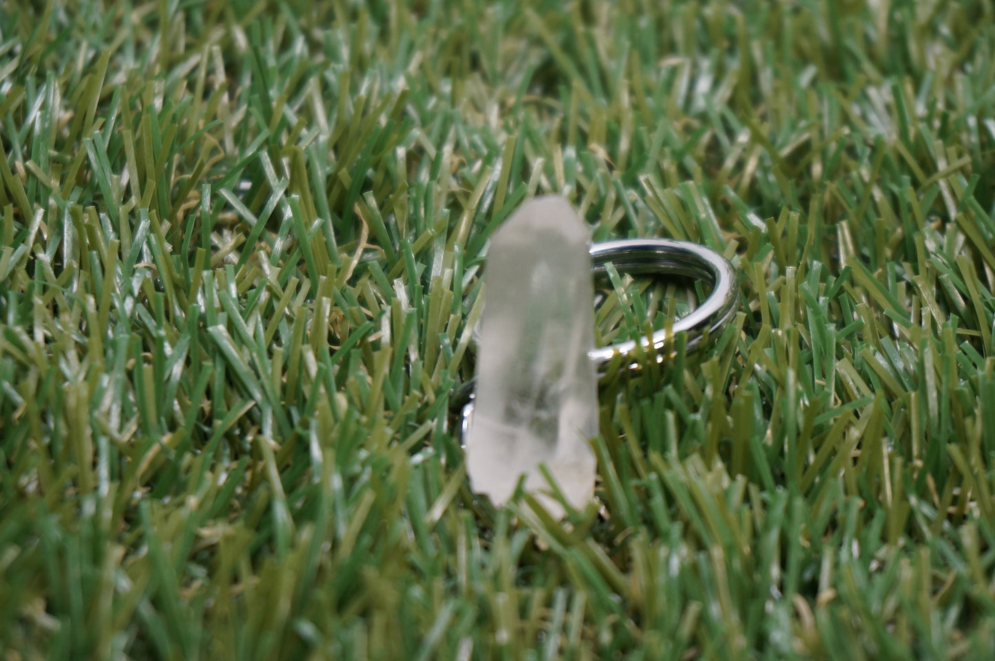 Μπρελόκ Natural Clear Quartz Crystal Point