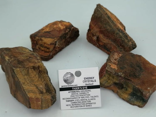Natürliche Tigerauge Kristall Sammlung Probe Heilstein Birtsthone Kristall Schutz Dekoration Mineral