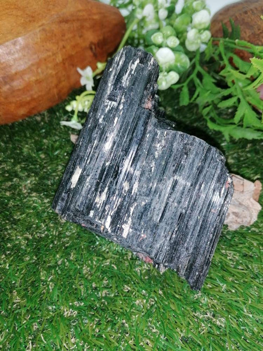Μαύρη τουρμαλίνη schorl crystal Collection Speciment Healing Stone Birtsthone Crystal Protection Decoration Ορυκτό