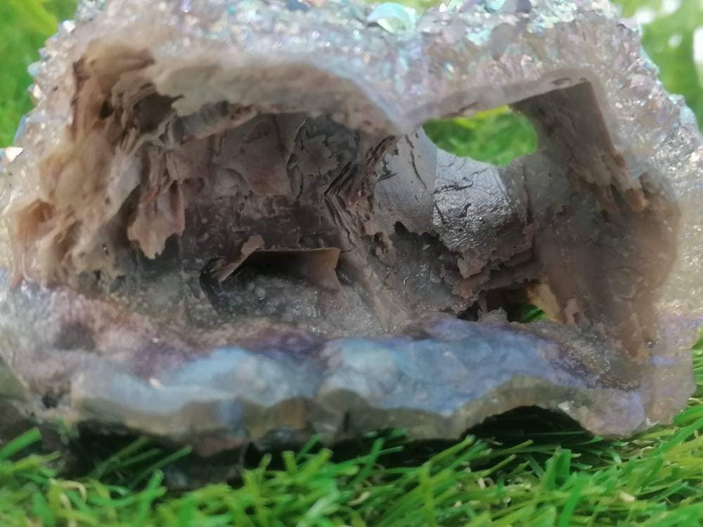 Natürlicher Kaktus-Amethyst und Titanoxidation - Erstaunliches Sammlerstück von besonderer Qualität