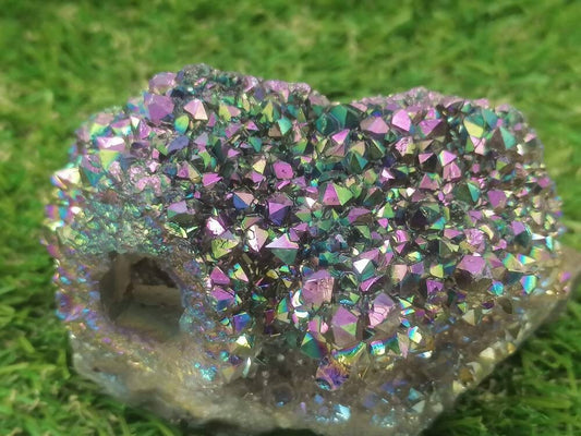 Natürlicher Kaktus-Amethyst und Titanoxidation - Erstaunliches Sammlerstück von besonderer Qualität
