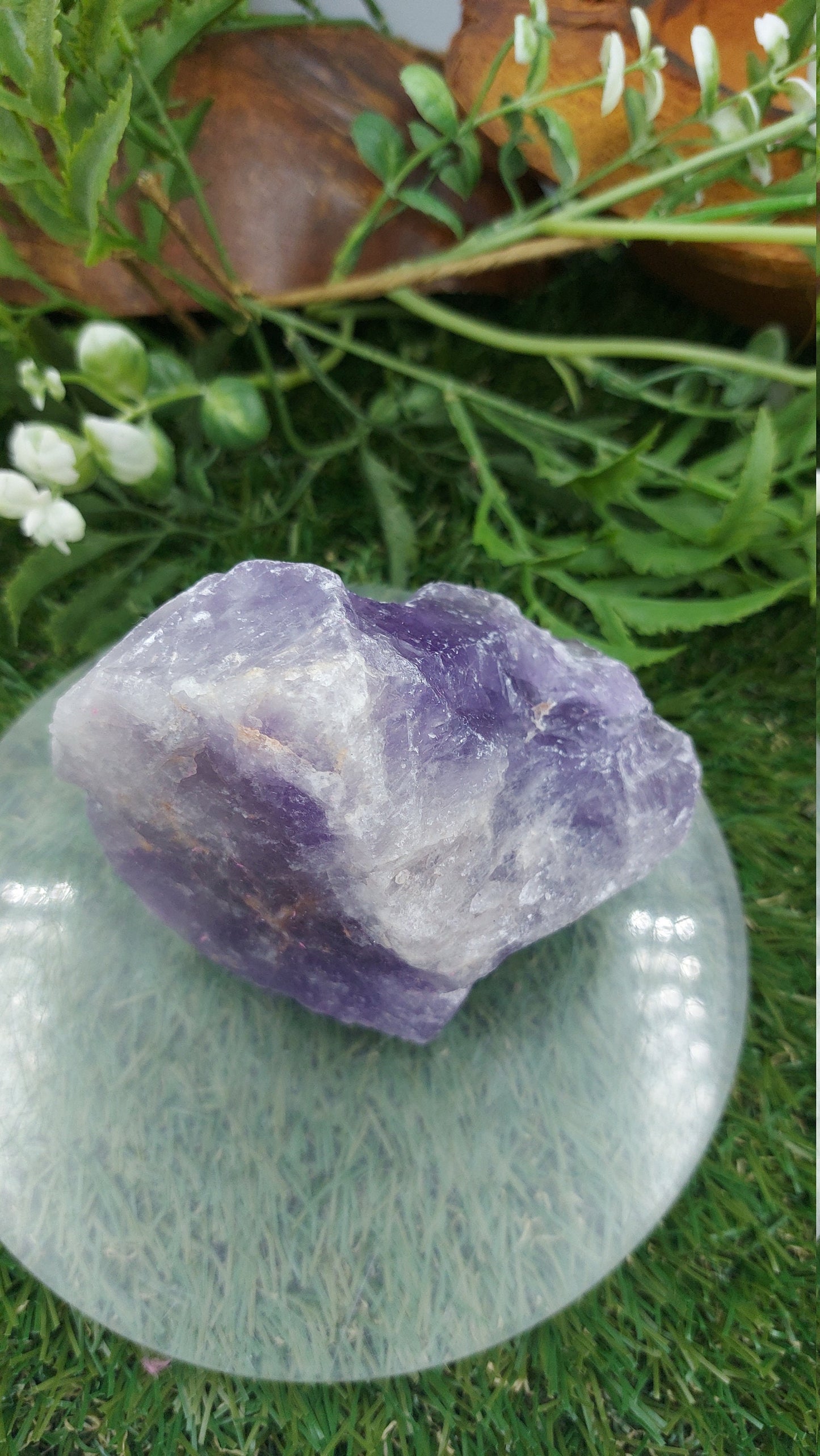Rough Amethyst Mineral - Chakra Healing &amp; Protection