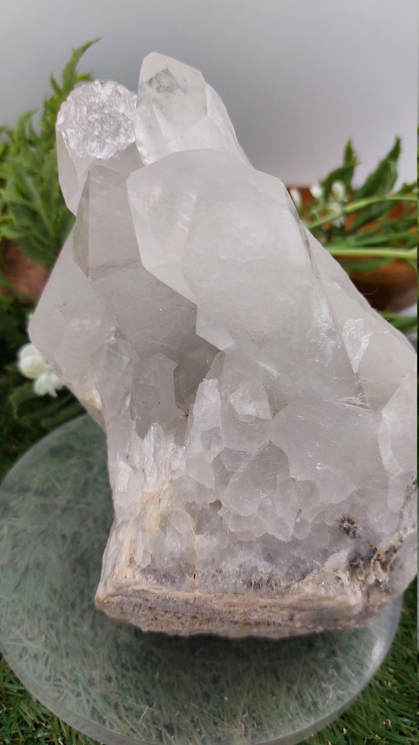 Συλλεκτικό κομμάτι - Rough Quartz Pointy Mineral / Διακόσμηση σπιτιού / Προστασία