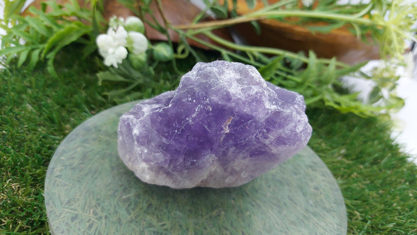 Rough Amethyst Mineral - Chakra Healing &amp; Protection