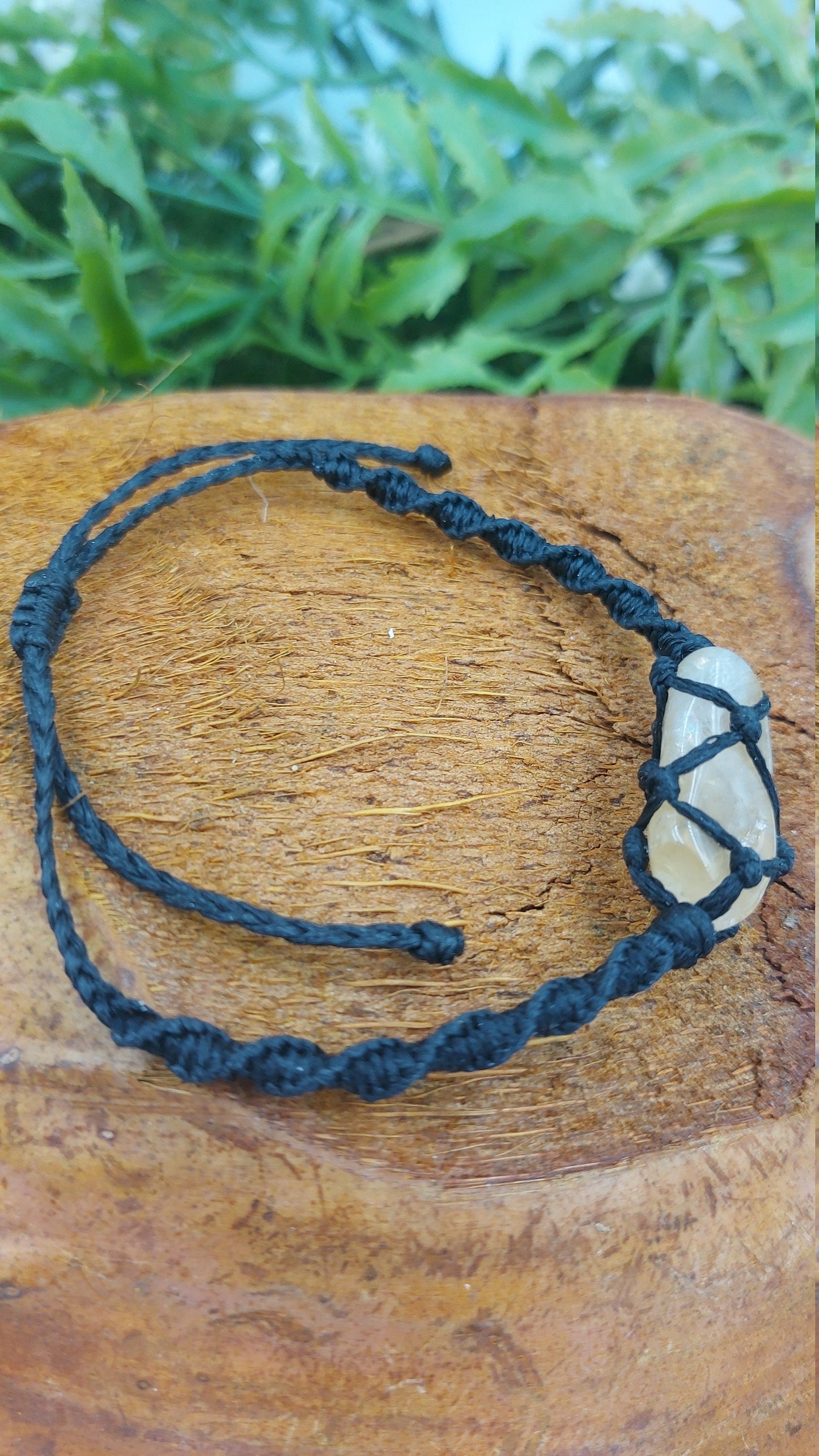 Natürlicher Citrin, handgefertigt, Makramee-Armband, Heilkristall, Zubehör, Sternzeichen, Mineralstein