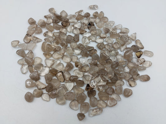 Smokey Quartz Polished Crystal Chips, Tumbled Healing Gemstone, New Age Polished Semi-Princious Rocks