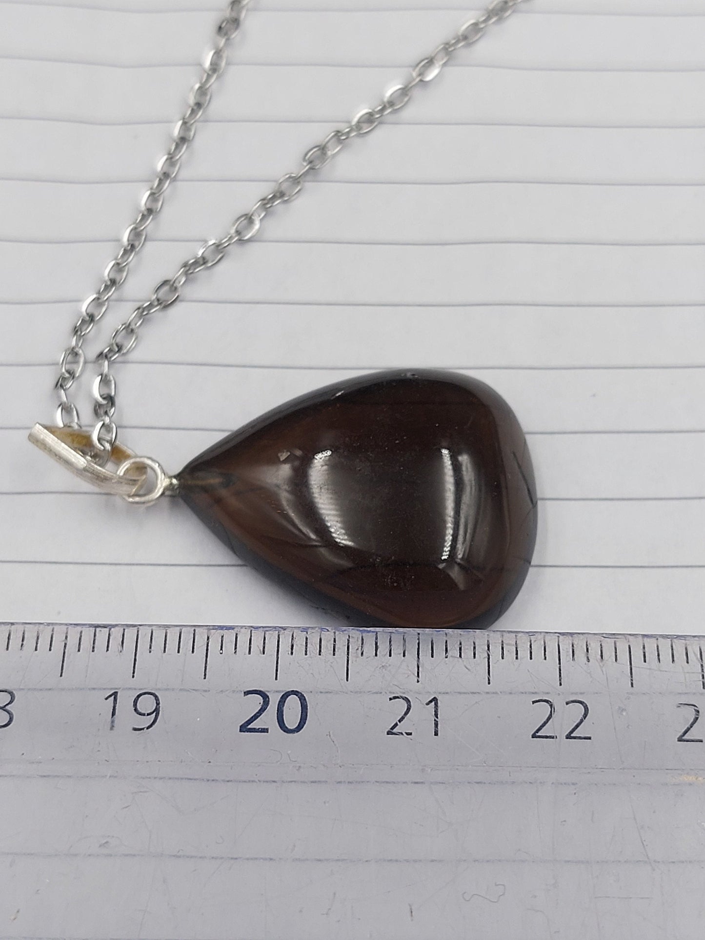 Κολιέ Smoky Quartz Crystal Επιχρυσωμένο
